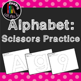 Alphabet Scissors Practice