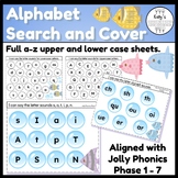 Alphabet Search and Cover: lowercase a-z, uppercase A-Z Jo