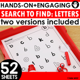 Alphabet Search to Find Sheets Hands-On + Engaging