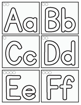 Alphabet Sensory Tracing by Wonder - ful - kindergarten | TpT