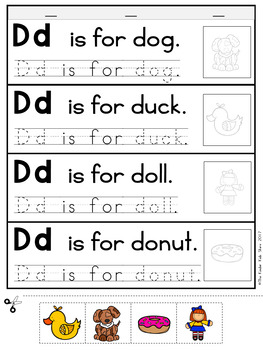 Alphabet Sentences Flip Book by The Kinder Kids | TpT