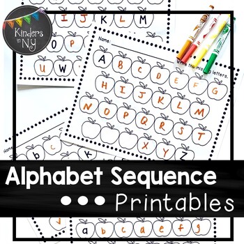 Alphabet Sequence Printables {Fall Theme} PreK, K, First by Kinders in NY