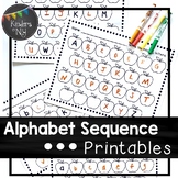 Alphabet Sequence Printables {Fall Theme} PreK, K, First
