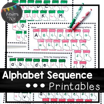 Alphabet Sequence Printables {Fall Theme} PreK, K, First by Kinders in NY