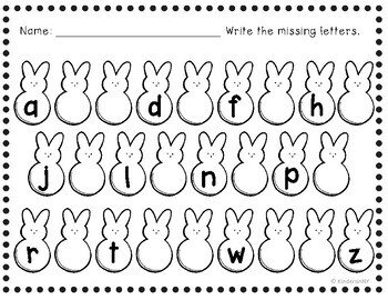 Alphabet Sequence Printables {Spring Theme} by Kinders in NY | TpT