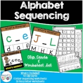 Alphabet Sequencing Task Cards & worksheets