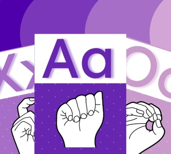 Preview of Alphabet Sign Language Posters