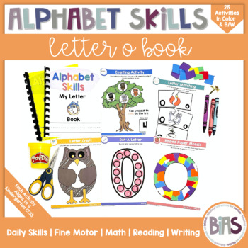 Preview of Alphabet Skills | Letter O | Printable Letter Worksheets