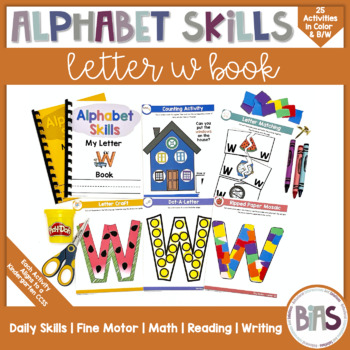 Preview of Alphabet Skills | Letter W | Printable Letter Worksheets