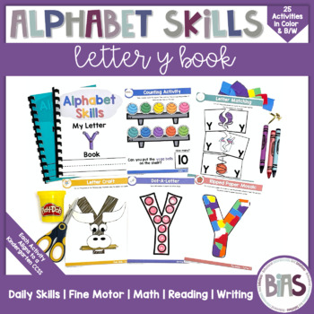 Preview of Alphabet Skills | Letter Y | Printable Letter Worksheets