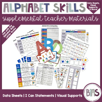 Preview of Alphabet Skills | Supplemental Materials for Teachers| Letter Books Toolkit