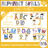Alphabet Skills | Uppercase Letter Crafts A-Z | Printable 