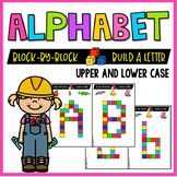 Alphabet Snap Cube Letters - Fine Motor Skills Activities