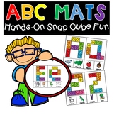 Alphabet Practice Snap Cubes Activity Mats ABC Fine Motor Center