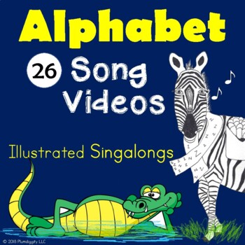Preview of Alphabet Song Video Collection  26  Songs A to Z