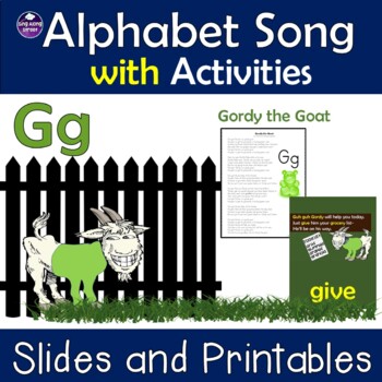 Preview of Alphabet Song Video for Initial G Sound with No Prep Printable Activities