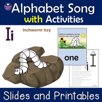 Preview of Alphabet Song Video for Initial Vowel Sound I with No Prep Printable Activities