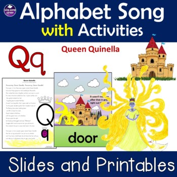 Preview of Alphabet Song Video for Initial Sound of /Q/ with No Prep Printable Activities