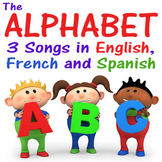 Alphabet Songs in English, Spanish and French