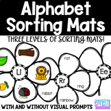 Alphabet Cards Sorting Mats - Beginning Letter Sounds - Sp