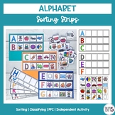 Alphabet Sorting Strips | Sorting Activity | Beginning Sounds