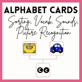 Alphabet Sorting Vocabulary Beginning Sounds Picture Recog