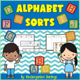 Alphabet Sorting Worksheets for Preschool and Kindergarten