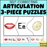 Letter Sound Puzzles - Self-Correcting 3 Piece Alphabet & 