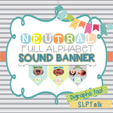 Speech Sound Banner - Neutral Room Decor