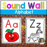 Alphabet Sound Cards for Classroom Decor or Sound Wall
