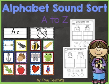 Preview of Alphabet Sound Sort A-Z