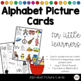 Alphabet Letter Picture Cards for Anchor Charts & Sorting 