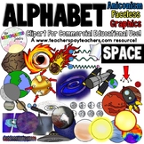 Alphabet Space Clipart