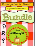 Alphabet Specialty: Alpha Bundle Letters D, E, F    30 pages