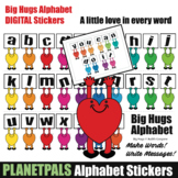 Alphabet Spelling Create Word Art Fun Big Hugs  Stickers M
