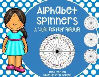 alphabet spinner freebie by gluesticks n giggles tpt