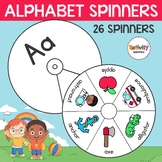 Alphabet Spinners Set / Phonics Activity / Beginning Sound