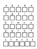 Alphabet Stamp or Write