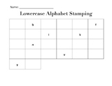 Alphabet Stamping