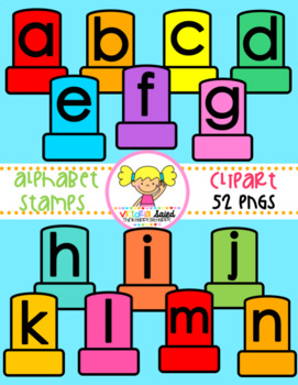 Preview of Alphabet Stamps Clipart