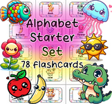 Alphabet Starter Pack - 78 Flashcards