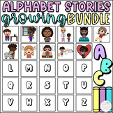 Alphabet Stories Bundle | Beginning Letter Sound Stories for ABCs
