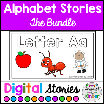 Preview of Alphabet Stories | Letters A through Z | Digital Alphabet Books