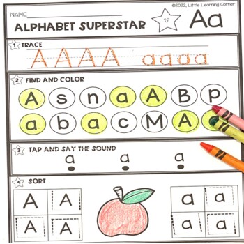 Alphabet Worksheets - Superstar Worksheets