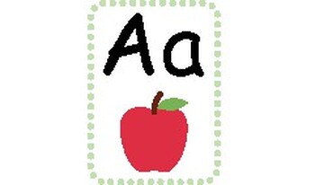 Preview of Alphabet Tags/Flash Cards