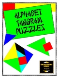 Alphabet Tangram Puzzles