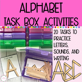 Alphabet Task Card Activities For Pre-K/Preschool/K