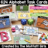 Alphabet Task Cards Back to School Morning Work, Letter of