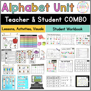 Preview of Alphabet Teaching Guide and Student Workbook COMBO