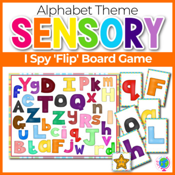 Preview of Alphabet Theme I Spy 'Flip' Board Game